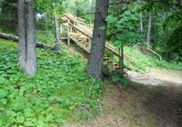 19 Steps down to Lake AT BASE