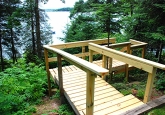 19 Steps down to Lake