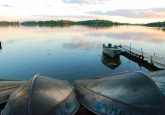 LodgeDeckViewAtDusk