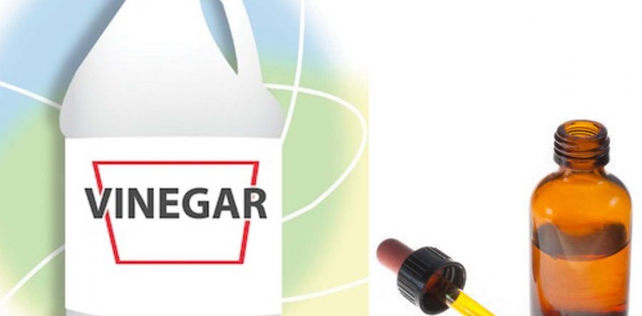 Vinegar & iodine as wood furniture polish