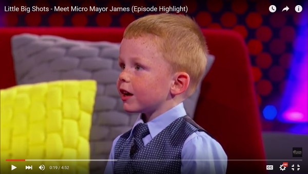 Our famous local mayor – on NBC’s “Little Big Shots”