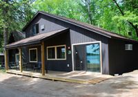 new cabin #4 exterior at Crow Wing Crest Lodge in Akeley, MN 