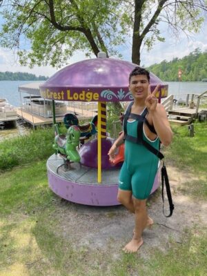 carousel at crow wing crest lodge in akeley minnesota