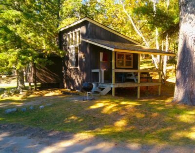 Playhouse Cabin #14 at Crow Wing Crest Lodge in Akeley, MN