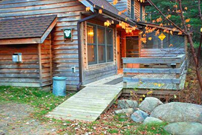 Raspberry Cabin #9 at Crow Wing Crest Lodge in Akeley, MN