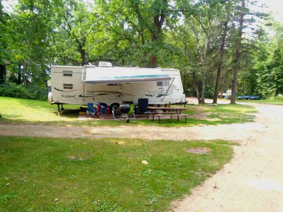 Upper Campsite at Crow Wing Crest Lodge in Akeley, MN