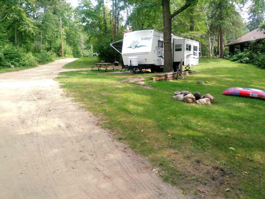 Upper Campsite at Crow Wing Crest Lodge in Akeley, MN