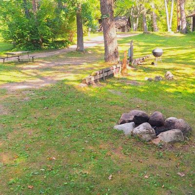 Upper Campsite at Crow Wing Crest Lodge in Akeley, MN